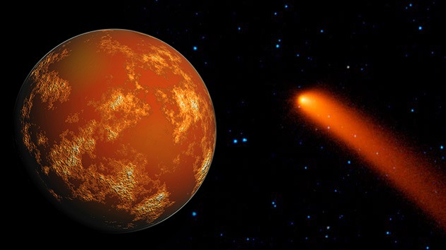 Un cometa podría causar un cráter de 500 kilómetros en Marte
