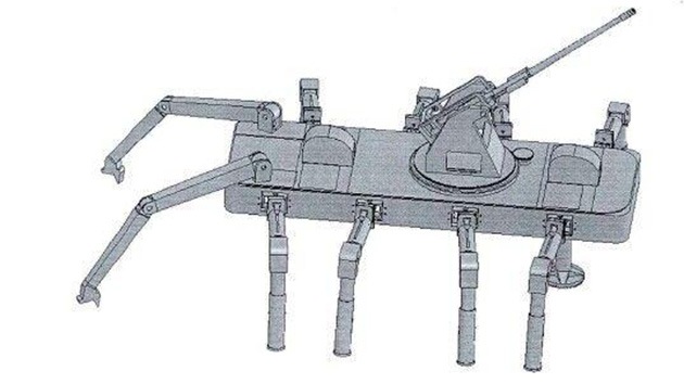 China diseña un robot-cangrejo para las guerras del futuro
