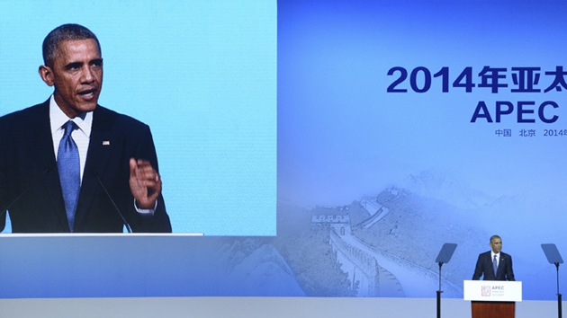 Obama promueve un acuerdo comercial en China "en beneficio de las corporaciones"