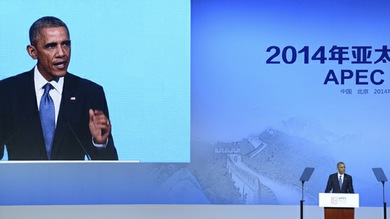 Obama promueve un acuerdo comercial en China "en beneficio de las corporaciones"
