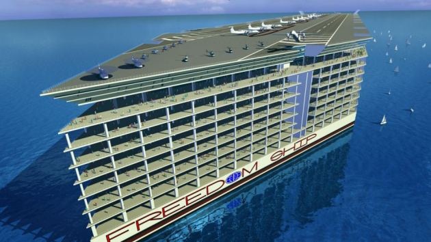 Video: Una ciudad flotante con 50.000 residentes planea recorrer el mundo