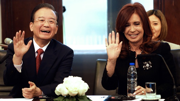 China ofrece libre comercio al Mercosur