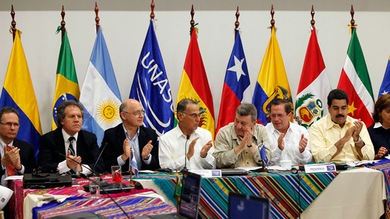 Unasur arropa a Ecuador frente a la amenaza de Reino Unido