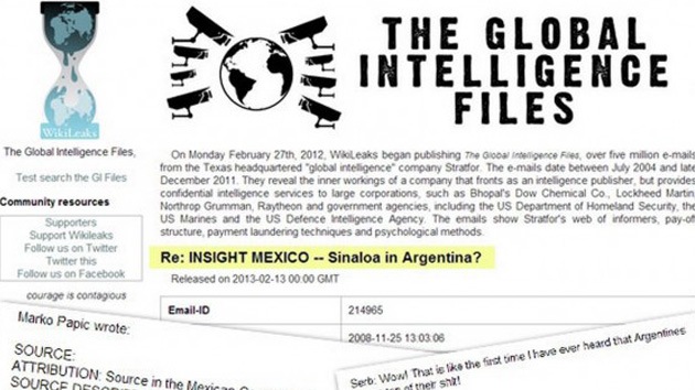 WikiLeaks filtra documentos sobre la presencia en Argentina del Cártel de Sinaloa