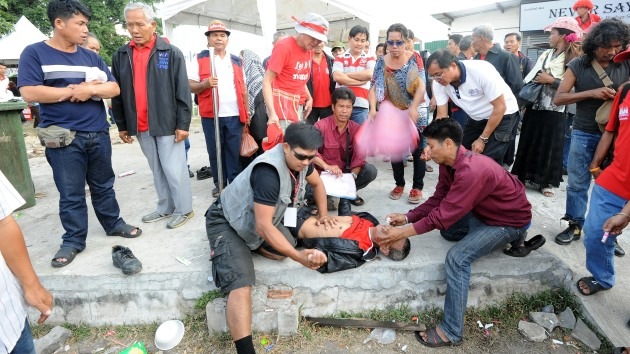 Violentas protestas en Tailandia dejan cinco muertos y unos 50 heridos