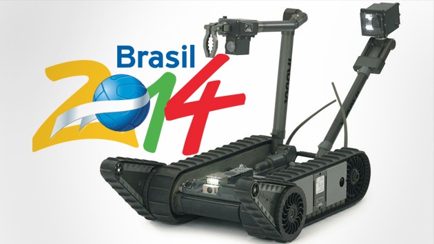 Robots militares vigilarán Brasil durante el Mundial de Fútbol