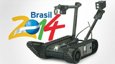 Robots militares vigilarán Brasil durante el Mundial de Fútbol