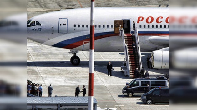 Medvédev inicia viaje a Oriente