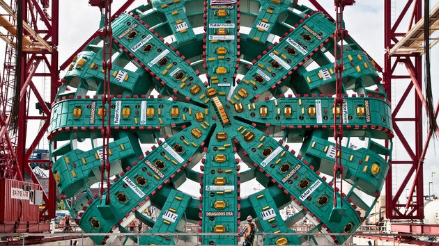 Un objeto enigmático subterráneo ha bloqueado a la taladradora gigante Bertha