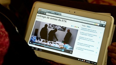 Los etarras se llevaron las armas tras mostrarlas a los verificadores