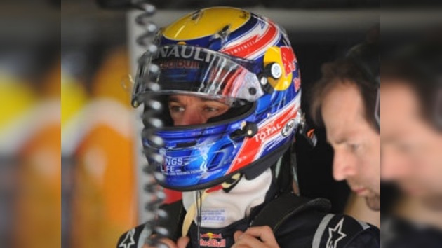Mark Webber lidera los entrenamientos libres del Gran Premio de España de F1