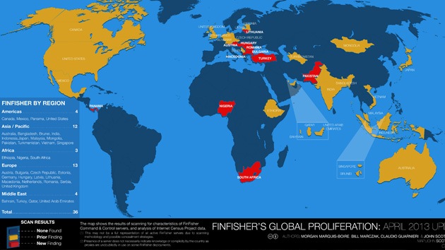 Gobiernos de 36 países utilizan un avanzado software para espiar a sus ciudadanos