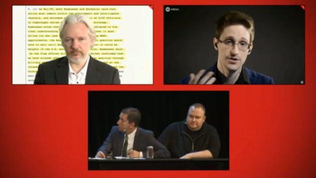 Treffen von Snowden, Greenwald und Assange: „Wir teilen uns denselben Strafverfolger“