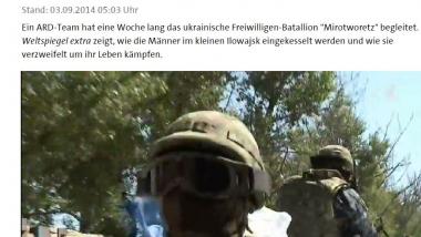 Programmbeschwerde gegen ARD-Weltspiegel wegen Ukraine-Reportage: Massive Täuschung
