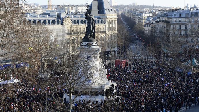 Live-Stream aus Paris: Trauermarsch der Hunderttausenden