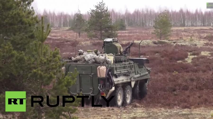 Lettland: Gemeinsames Militärmanöver „Winter“ von US-, kanadischen und lettischen Soldaten
