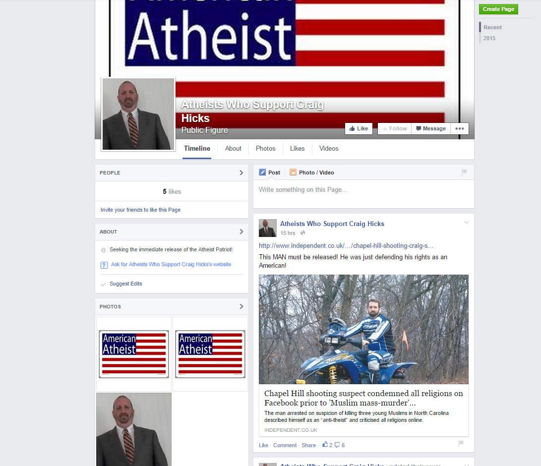 Je suis Chapel Hill? Dreifach-Mord an Muslimen in den USA