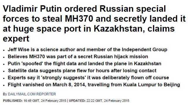 CNN-Analyst: Putin hat MH370 entführt und im Weltraumbahnhof Baikonur landen lassen