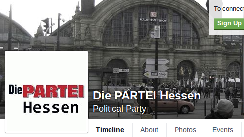 Facebook sperrte Account von DIE PARTEI wegen Kapitalismuskritik