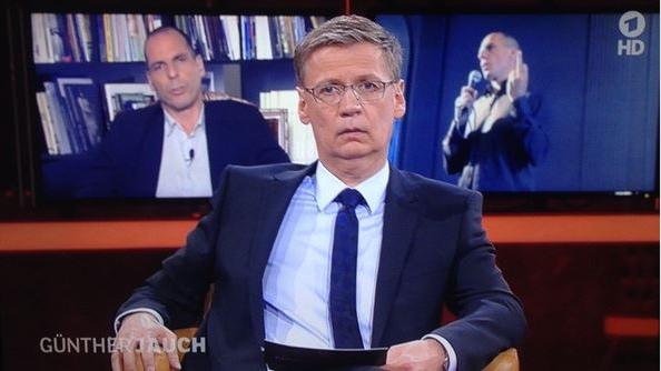 Publikumskonferenz zeigt Jauch den Stinkefinger: Programmbeschwerde wegen Sendung mit Varoufakis