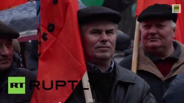 Bergarbeiter protestieren wegen offener Löhne