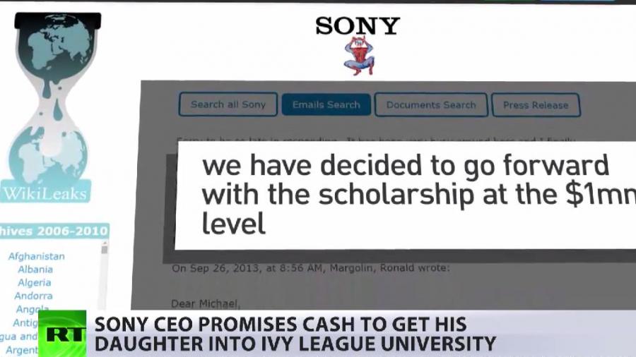"Bildungskorruption" der US-Eliten - Wikileaks enthüllt neue Skandale im Rahmen der Sony-Hacks