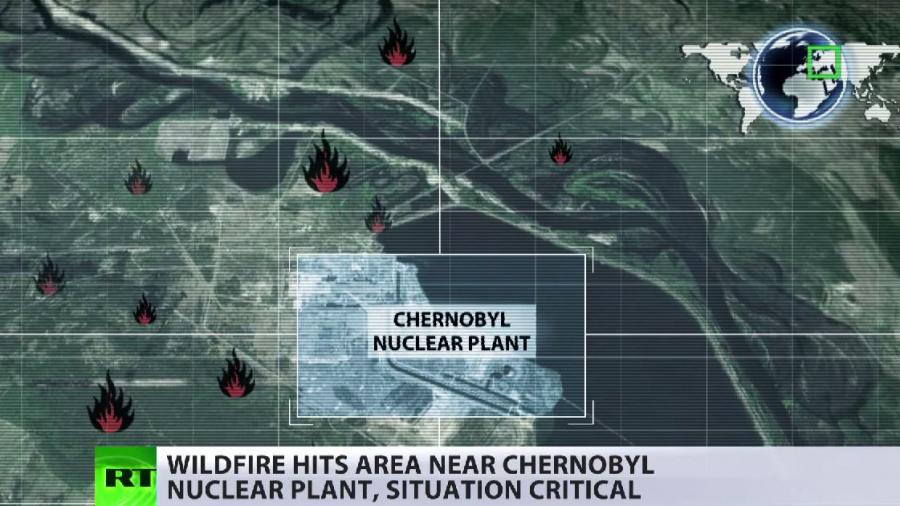 Waldbrand vor Tschernobyl: Widersprüchliche Angaben zur Gefährlichkeit der Situation