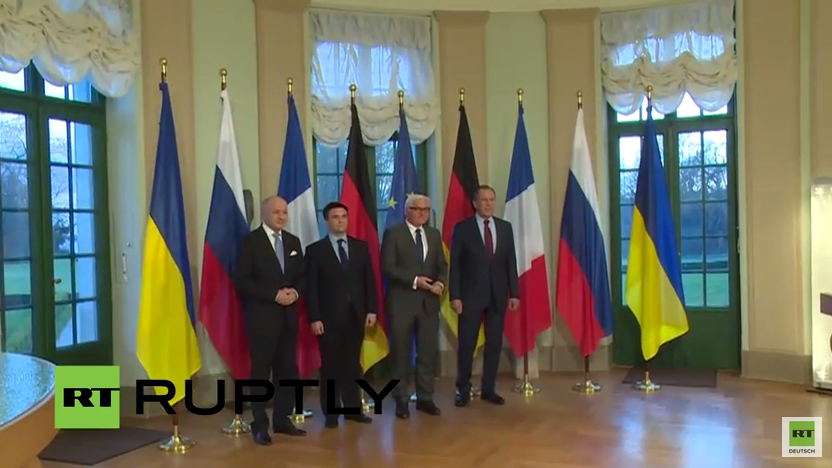 Live: Pressekonferenz nach dem Normandie-Treffen