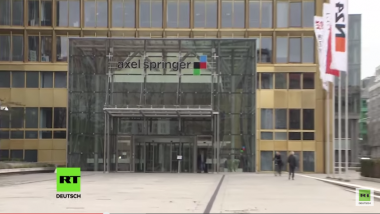 Live: BILD-Boykott vor dem Axel-Springer-Haus in Berlin