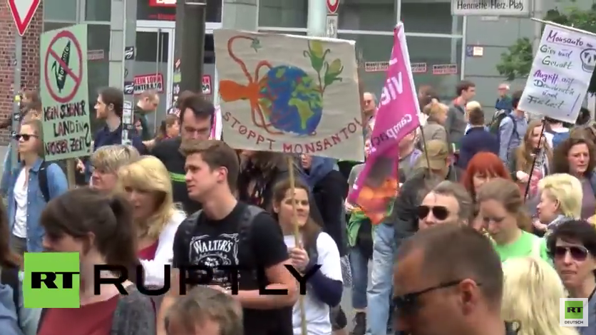 Weltweiter Marsch gegen Monsanto – Tausende protestieren gegen den US-Saatgutkonzern