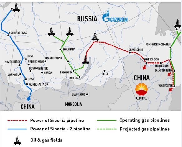 "Strategische Energiepartnerschaft" - China baut Mega-Pipeline nach Russland