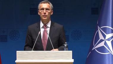 NATO-Generalsekretär Jens Stoltenberg zur Eingreiftruppe und sechs neuen kleineren Hauptquartieren in Osteuropa