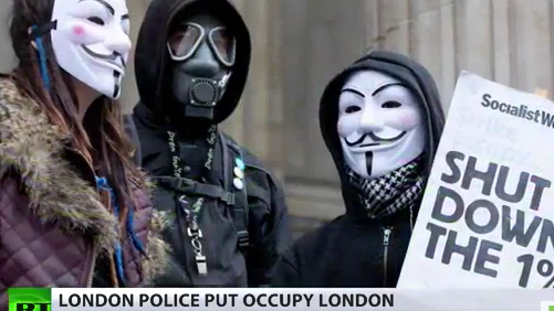 Occupy Terror? Britische Polizei stellt Kapitalismuskritiker in eine Reihe mit Al-Kaida und IRA