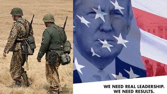 „Für echte Führerschaft“ - US-Präsidentschaftskandidat Trump twittert Foto mit Soldaten der Waffen-SS
