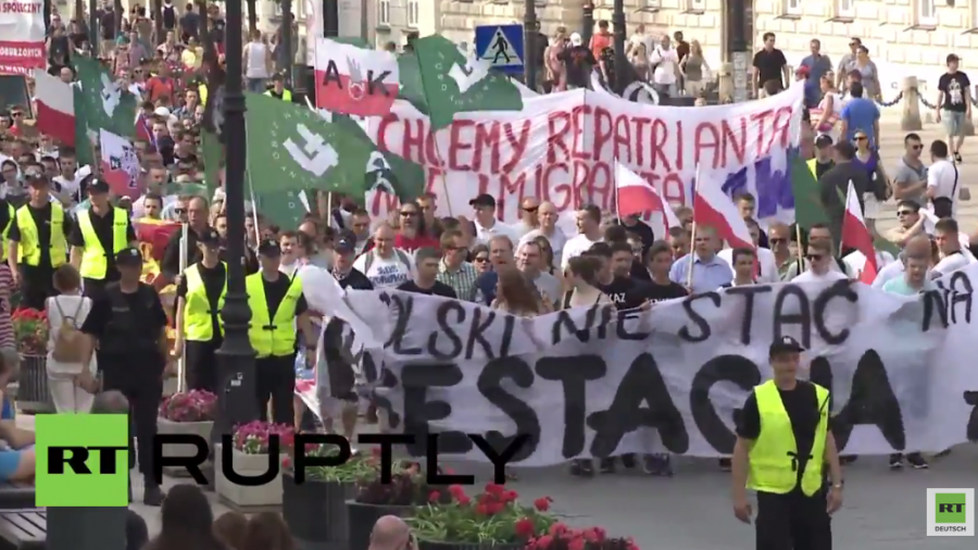 Warschau: Hunderte protestieren gegen neue Einwanderer