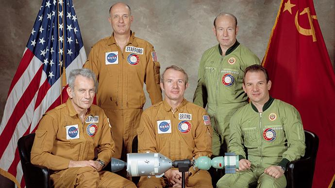 Händeschütteln im Weltraum: Apollo-Sojus-Projekt jährt sich zum 40. Mal