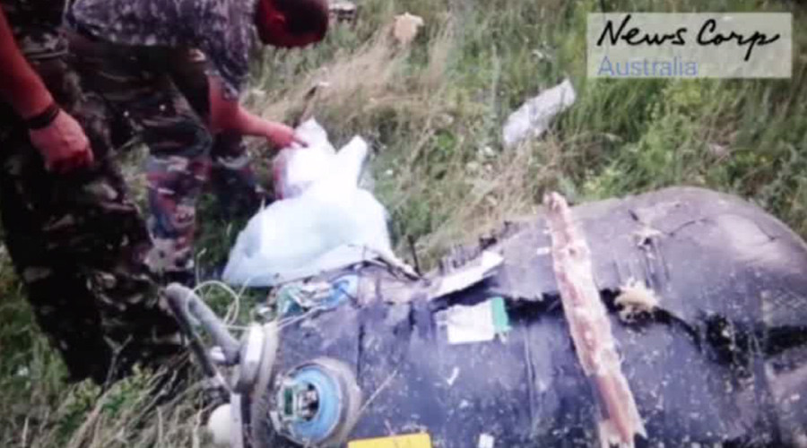 “Gab es ein zweites Flugzeug?” – Neues Videomaterial zeigt Absturzstelle von MH17 Minuten nach dem Abschuss der Boeing