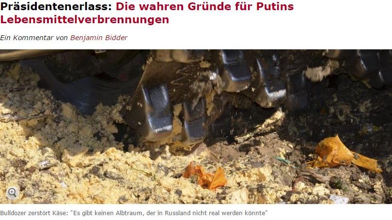 Der Spiegel, Benjamin Bidder und das Sommerloch: Zum Glück gibt es Putin und Russland