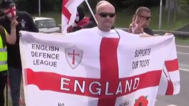 Live: EDL- und Pro-Asyl Demonstrationen am Eurotunnel in Groß Britannien