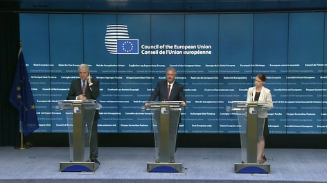 LIVE: Sondertreffen EU Justiz- und Innenminister zur Flüchtlingskrise - Pressekonferenz