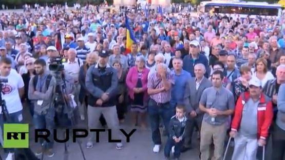 Live aus Kischinau, der Hauptstadt Moldawiens: Anti-Regierungs-Protest geht weiter