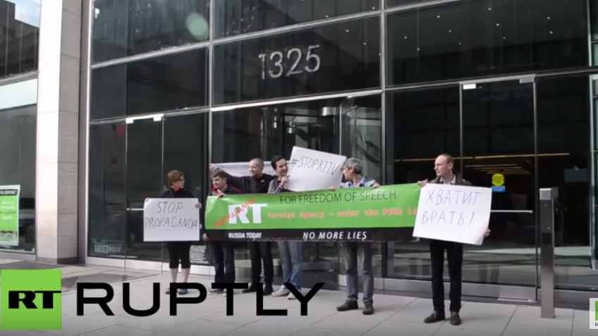 Anti-RT-Protest in der US-Hauptstadt bringt ganze 6 Leute auf die Straße