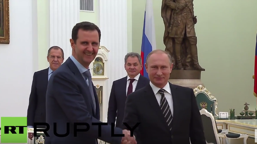 Assad auf Staatsbesuch in Moskau: „Ich möchte Russland für die Hilfe danken“