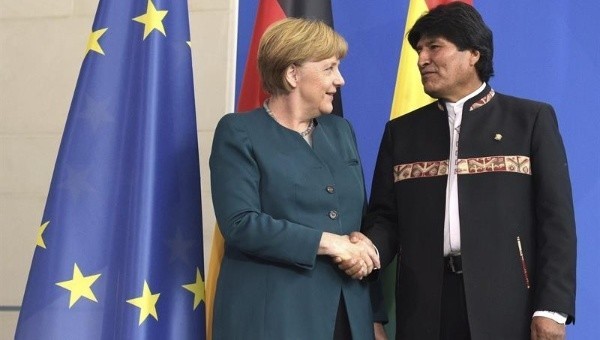 Evo Morales in Berlin: „Erst nach Rausschmiss des US-Botschafters kehrte Ruhe bei uns ein“