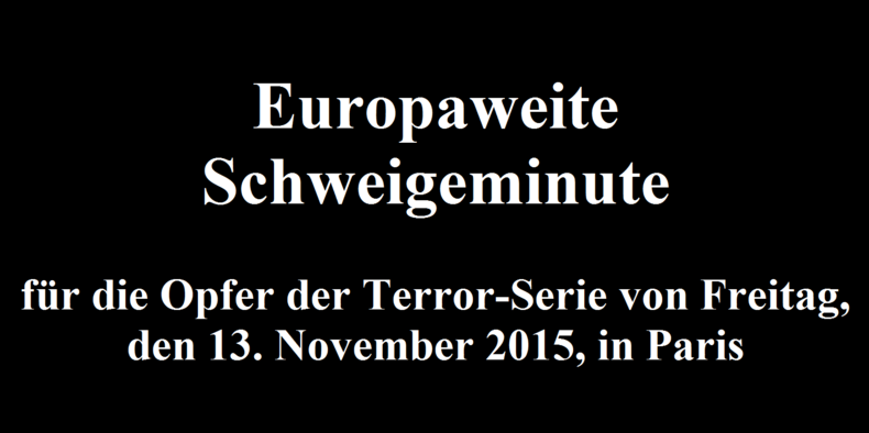 Live um 12 Uhr: Präsident Hollande und Premierminister Valls rufen europaweite Schweigeminute aus