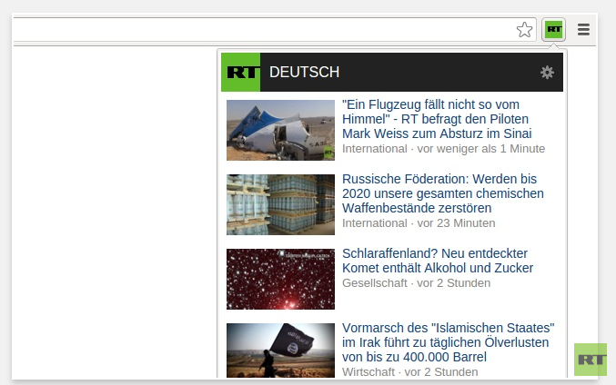Neu: Mit der RT Deutsch Browser-Erweiterung immer auf dem neuesten Stand!