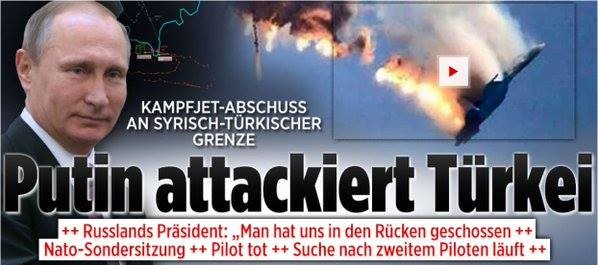 Nach Abschuss von russischem Kampfjet: ARD und BILD verdrehen bewusst die Fakten