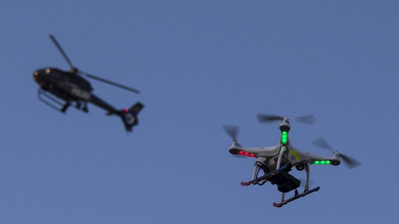 Aufrüstung am Himmel: US-Polizeidrohnen sollen künftig Tränengas versprühen