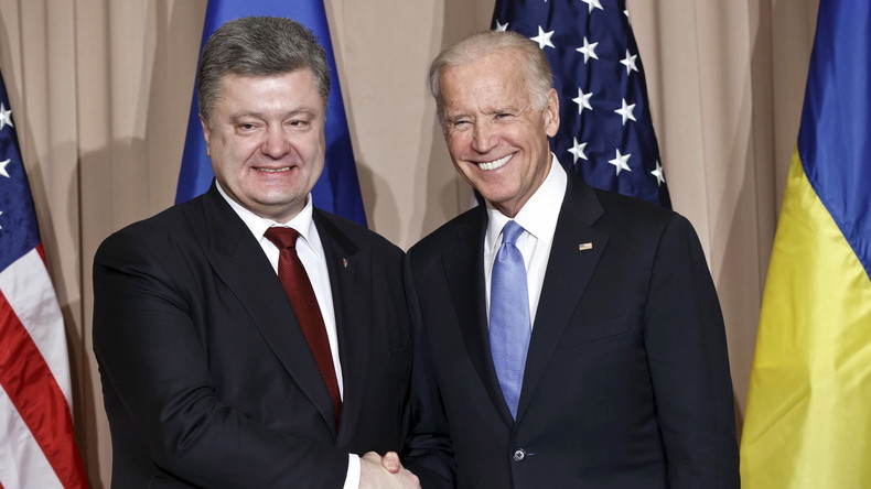 Poroschenko: US-Vize Biden und ich wollen gemeinsam North-Stream 2 stoppen