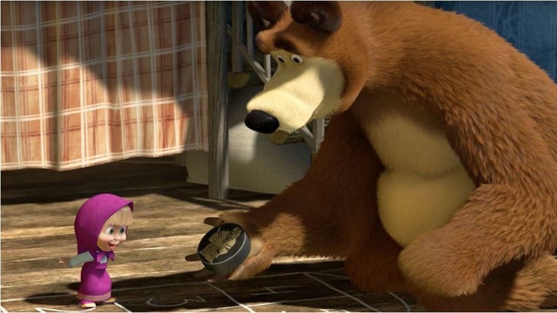 Mascha Und Der Bär Auf Russisch